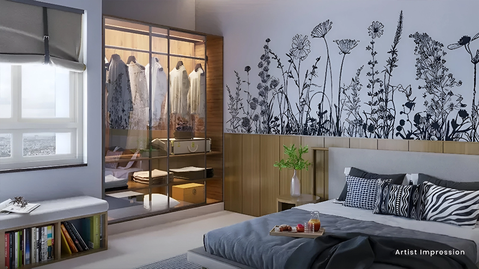 Mahindra New Haven Hosur Road Bangalore guest bedroom